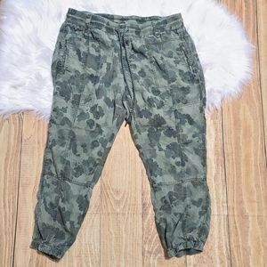 Anthropologie camo joggers